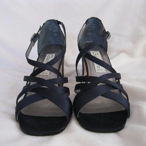 Navy Blue Garolini dress heels